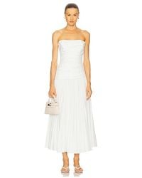 Jonathan Simkhai - Arie Strapless Bustier Midi Dress - Lyst
