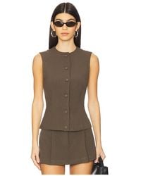 WeWoreWhat - Button Down Vest - Lyst