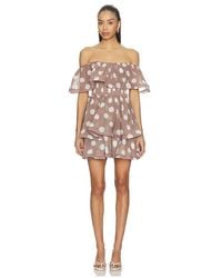 Elliatt - Sola Polka Dot Mini Dress - Lyst