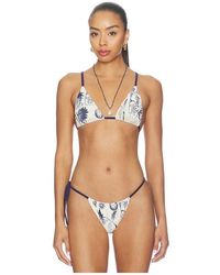 SIR. - Phillipa String Triangle Bikini Top - Lyst