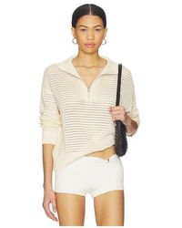 Sanctuary - Open Knit 1/2 Zip Sweater - Lyst