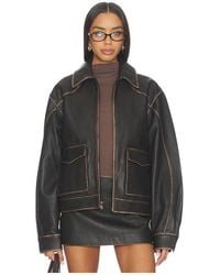 Mimchik - Jacke Pint Leather - Lyst