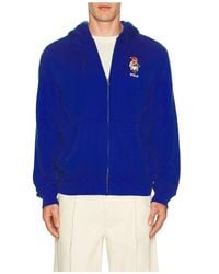Polo Ralph Lauren - Society Bear Full-Zip Hooded Sweatshirt - Lyst