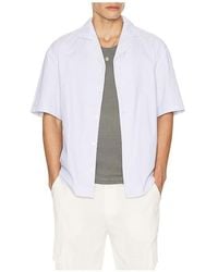 KROST - Cotton Stripe Bowling Shirt - Lyst