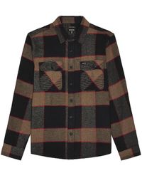 Brixton - Bowery Long Sleeve Flannel - Lyst