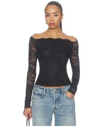 superdown - Cameron Off Shoulder Top - Lyst