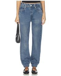 Rag & Bone - Miramar Fleece Jogger Jeans En Color Azul Talla (También En S, Xs, Xxs) - Lyst