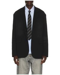 we11done - Washed Jersey Blazer - Lyst