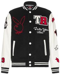 True Religion - X Playboy Good Bunny Varsity Jacket - Lyst