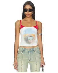 Markgong - Loveride Retro Print Tube Top - Lyst