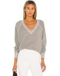 The Great - The V Neck Sweatshirt - Lyst