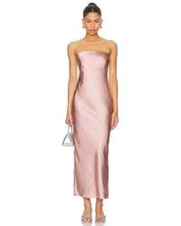 MORE TO COME - Emma Strapless Maxi Dress - Lyst