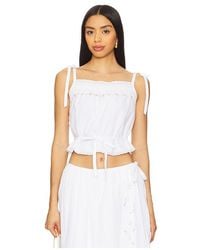Ciao Lucia - Top Sin Mangas Arae En Color Blanco Talla (También En M) - Lyst