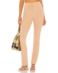 Lovers + Friends Vera Lounge Pant - Natural