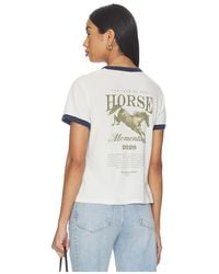 The Laundry Room - Year Of The Horse Perfect Ringer Tee - Lyst