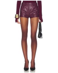 Norma Kamali - High Waist Jean Short - Lyst