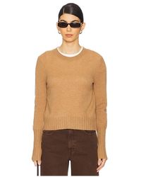 Guest In Residence - Guest En Residence Shrunken Crew Cashmere Sweater En Color Marrón Talla (También En M, S, Xl, Xs) - Lyst