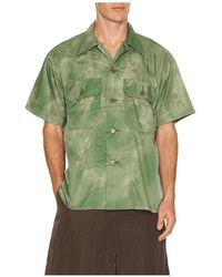 Beams Plus - Camisa Mil-Sht En Color Verde Talla (También En M, Xl) - Lyst