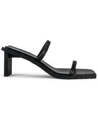 St. Agni - Fine Strap Heel In Black. Size 38, 39. - Lyst