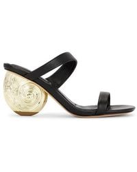 Jonathan Simkhai - Marion Metallic Leather Shell Heel - Lyst