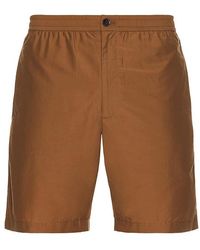 Theory - Straight Cut Shorts En Color Marrón Talla (También En 31, 32, 34, 36) - Lyst