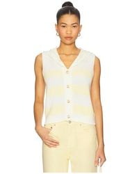 Central Park West - Daphne Striped Hooded Tank - Lyst