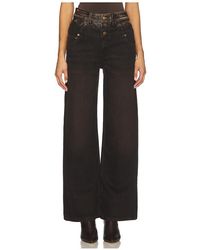 Jonathan Simkhai - Jeans Mit Doppelbund Und Weitem Bein Kove - Lyst