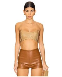 Alexis - Polis Top En Color Oro Metálico Talla (También En Xs) - Lyst