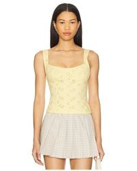 Free People - Full Bloom Eyelet Cami - Lyst