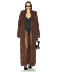 Lovers + Friends - Vincent Faux Fur Coat - Lyst