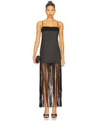 Shona Joy - Moraya Square Neck Fringe Maxi Dress - Lyst