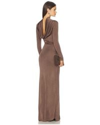 SRG - Sylveeah Draped Cowl Gown - Lyst