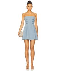 SAU LEE - Vestido Tai En Color Azul Talla En - Lyst