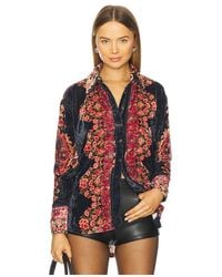 Free People - X We The Free One Night Velvet Top - Lyst