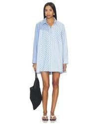 Free People - Oxford Club Mini Dress - Lyst
