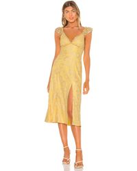 elaine midi dress majorelle