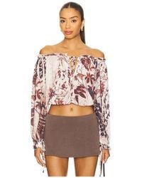 MORE TO COME - Davina Off Shoulder Top - Lyst