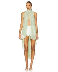 La Fuori - Gathered Halter Top - Lyst