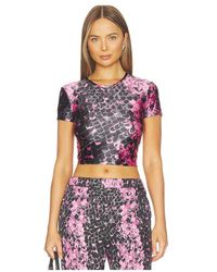 Versace Jeans Couture - Reptile Scale Top - Lyst