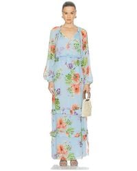 Hemant & Nandita - Waist Detail Maxi Kaftan With Slip - Lyst