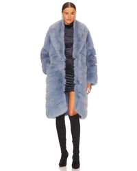 OW Collection - Copenhagen Faux Fur Coat - Lyst