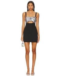 MAJORELLE Cal Embellished Mini Dress in White | Lyst