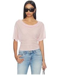 EB DENIM - Madeo Cowl Neck Tee - Lyst