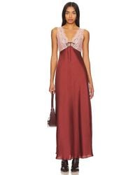 Free People - X Intimately Fp Country Side Maxi Slip In Sparkling Cider - Lyst