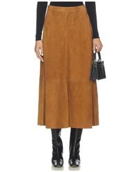 Citizens of Humanity - Suede Cassia Skirt - Lyst