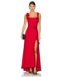 Elliatt - Vestido Largo Evanora En Color Rojo Talla (También En M, S, Xl, Xs) - Lyst