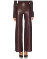 Commando - Faux Leather Wide Leg Pant - Lyst