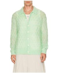 Feng Chen Wang - Knitted Cardigan Sweater - Lyst