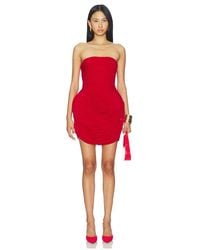 Magda Butrym - Vestido En Color Rojo Talla (También En 38, 40) - Lyst