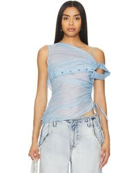 MARRKNULL - Pleated Top - Lyst